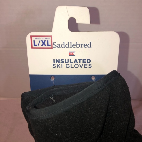 NWT! SADDLEBRED INSULATED SKI GLOVES MEN’S L/XL - Picture 2 of 3